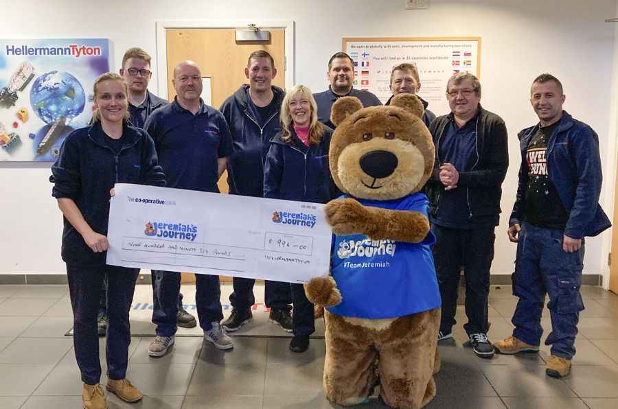 Ações de caridade pela HellermannTyton UK
