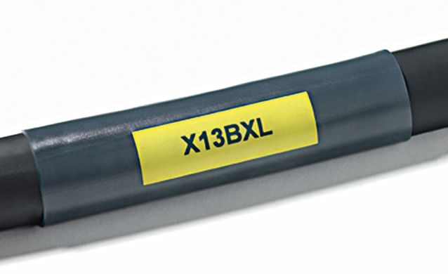O tubo termocontrátil TFN24 é transparente para permitir a visualização da identificação do fios e cabo.