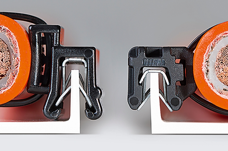 clips para bordas baixas e estreitas