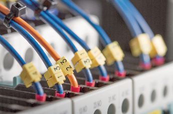 Identificadores de cabos para painel elétrico